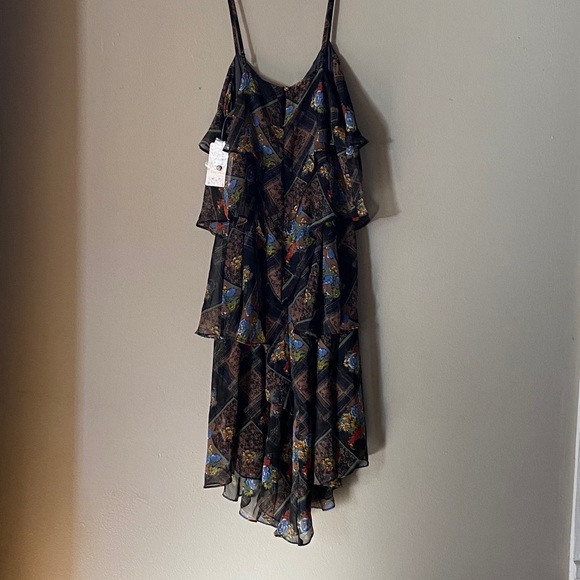 FREE PEOPLE Tiered Handkerchief Floral Print - Picture 5 of 7